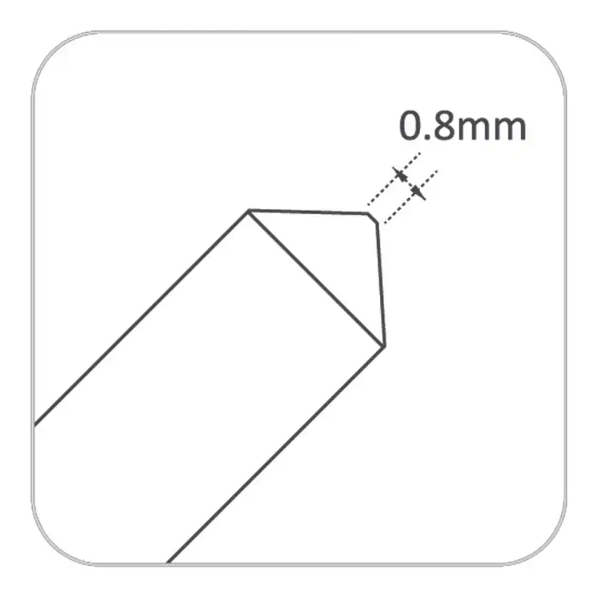 Universal Grade Carbide Tracer Point 0.8mm 90°  for SILCA / JMA