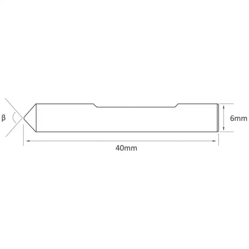 High Quality 0.8mm 90° Universal Grade Carbide Tracer Point for JMA / SILCA Replace T1, P1, 0080B, TH8090