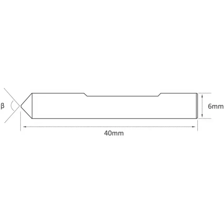 High Quality 0.8mm 100° Universal Grade Carbide Tracer Point for JMA / SILCA Replaces TH8100, T42, 0081, P13