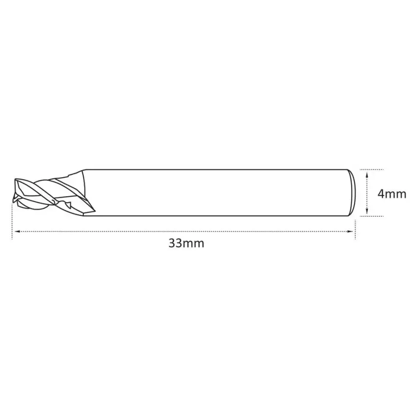 Universal Grade Carbide End Mill Cutter 1.5mm For Keyline Ninja / Versa