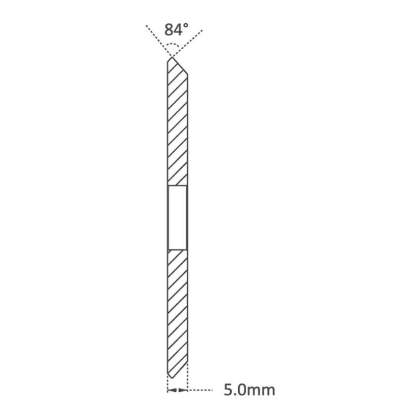 High Quality Solid Carbide 80mm 84° Angle Milling Cutter Replaces FP24, P01W, FP24W