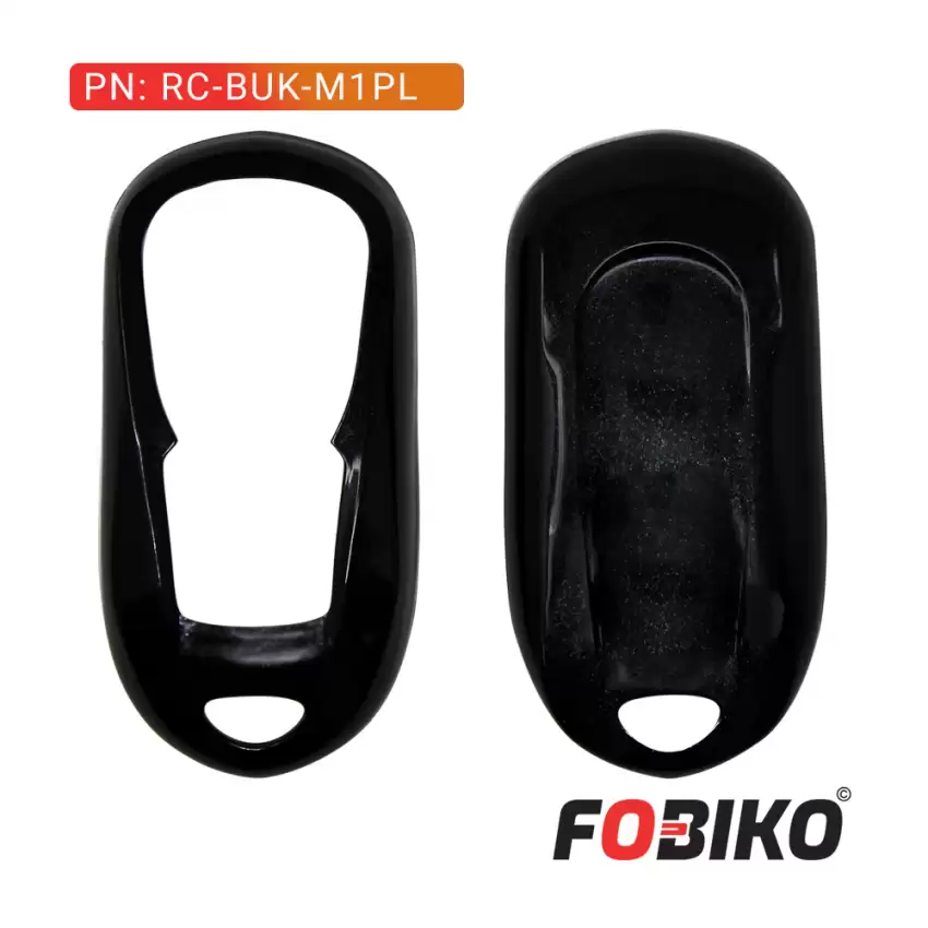 Protect your Buick smart remote with our black plastic cover Our cover provides protection from scratches and damage, while also adding a sleek and stylish look to your keychain.
