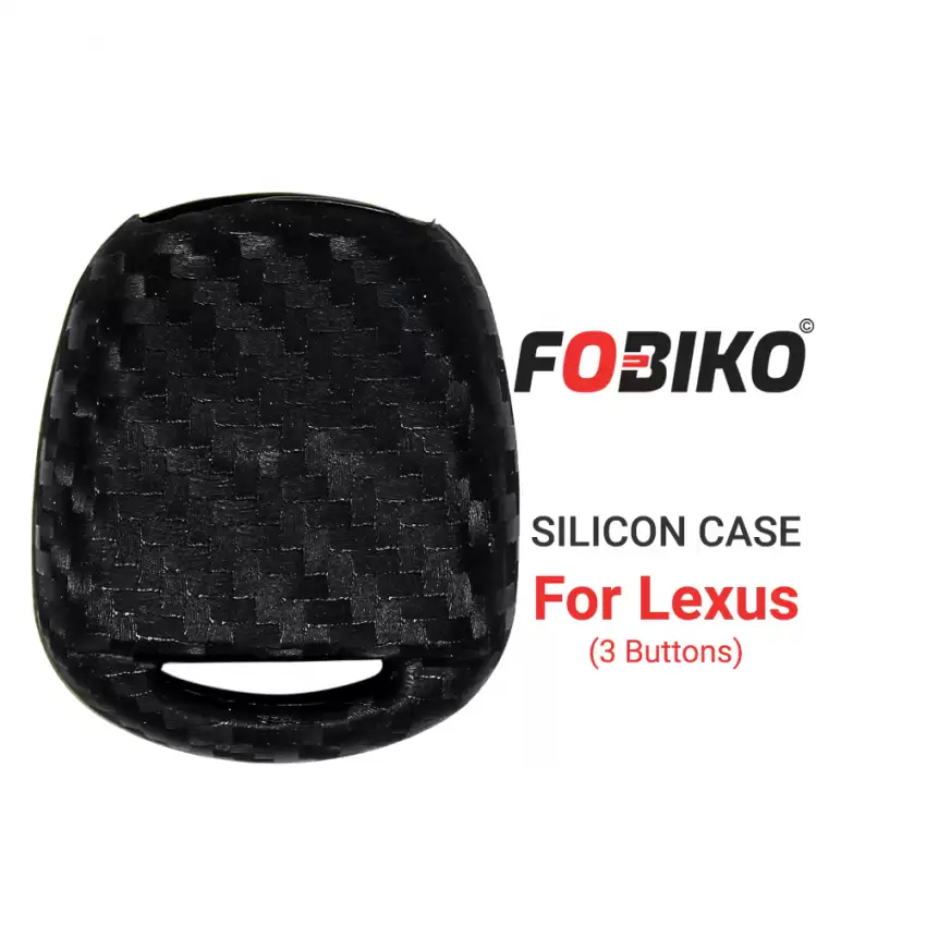3B Black Silicon Cover for Lexus Remote Head Keys Protect Your Key Fob
