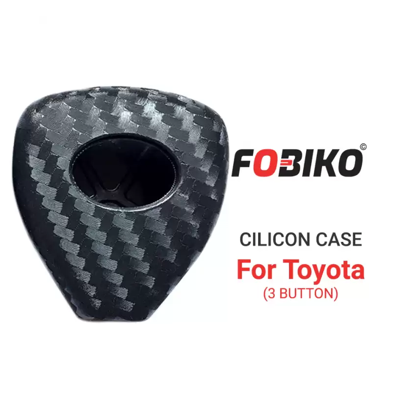 3B Black Silicon Cover for Toyota Remote Head Key Protect Your Key Fob