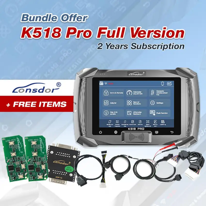 K518 Pro Full Version with Extra Free Items and 2 Years Subscription