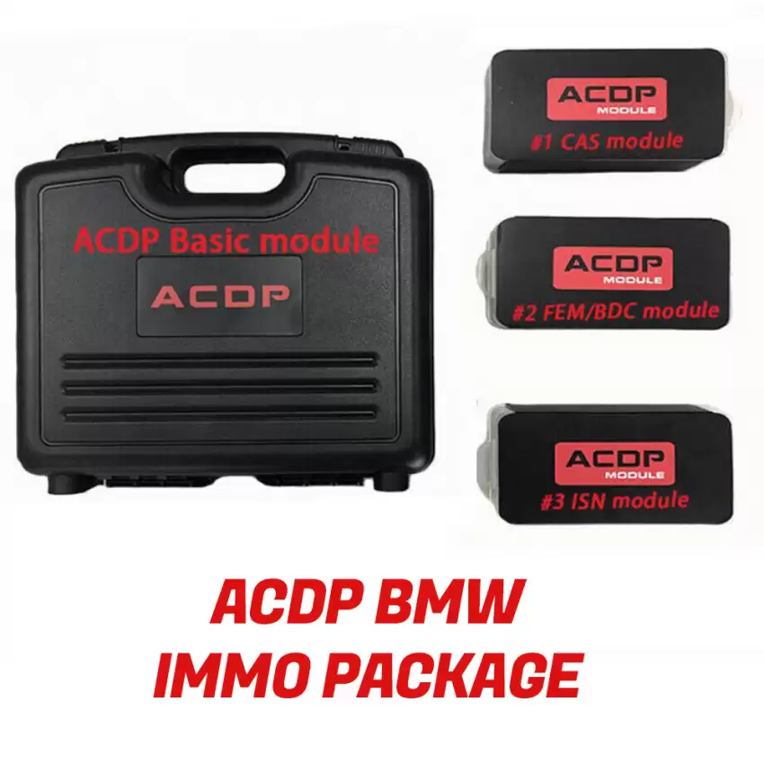 Yanuha ACDP BMW IMMO Package Basic Module / Module # 1 / 2 / 3 and B48 Board + N20 / N55 / B38 Board