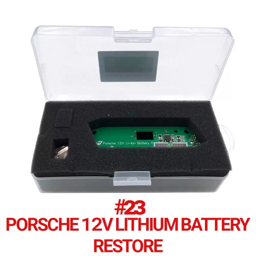 Yanuha ACDP Module #23 Porsche 12V Lithium Battery Restore