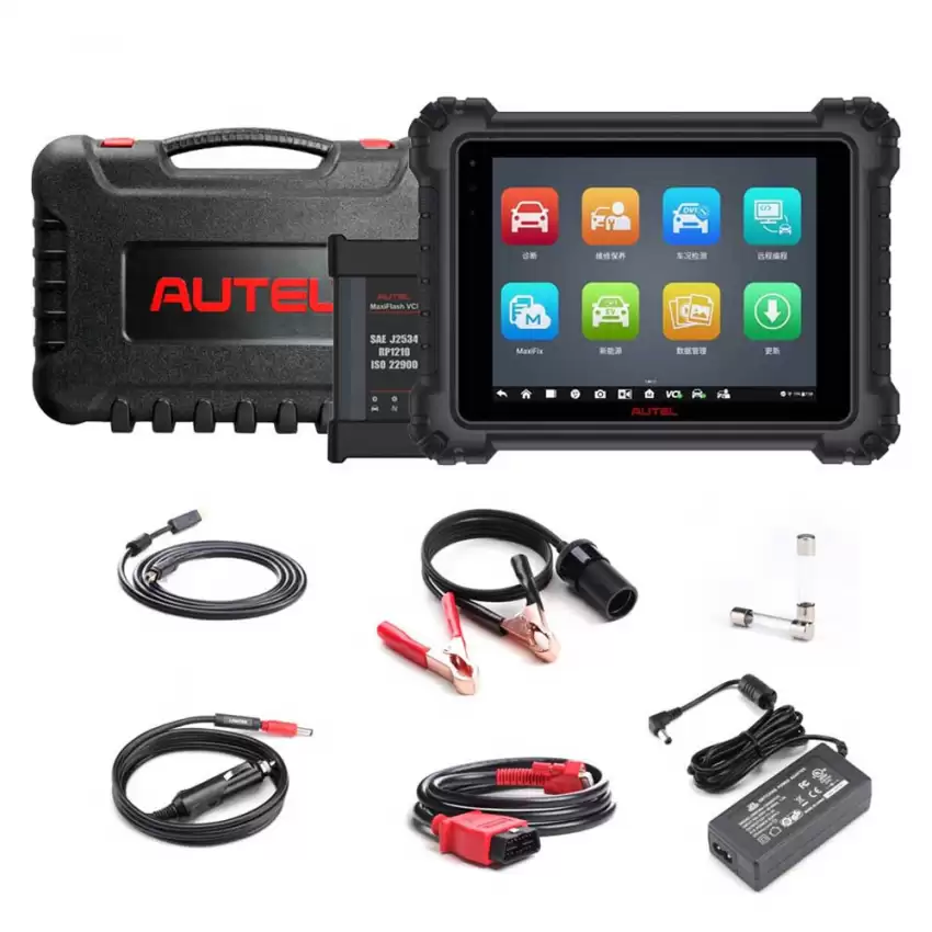 New Autel MaxiSYS MS909 Smart Diagnostic Tablet With MaxiFlash VCI Measurement System