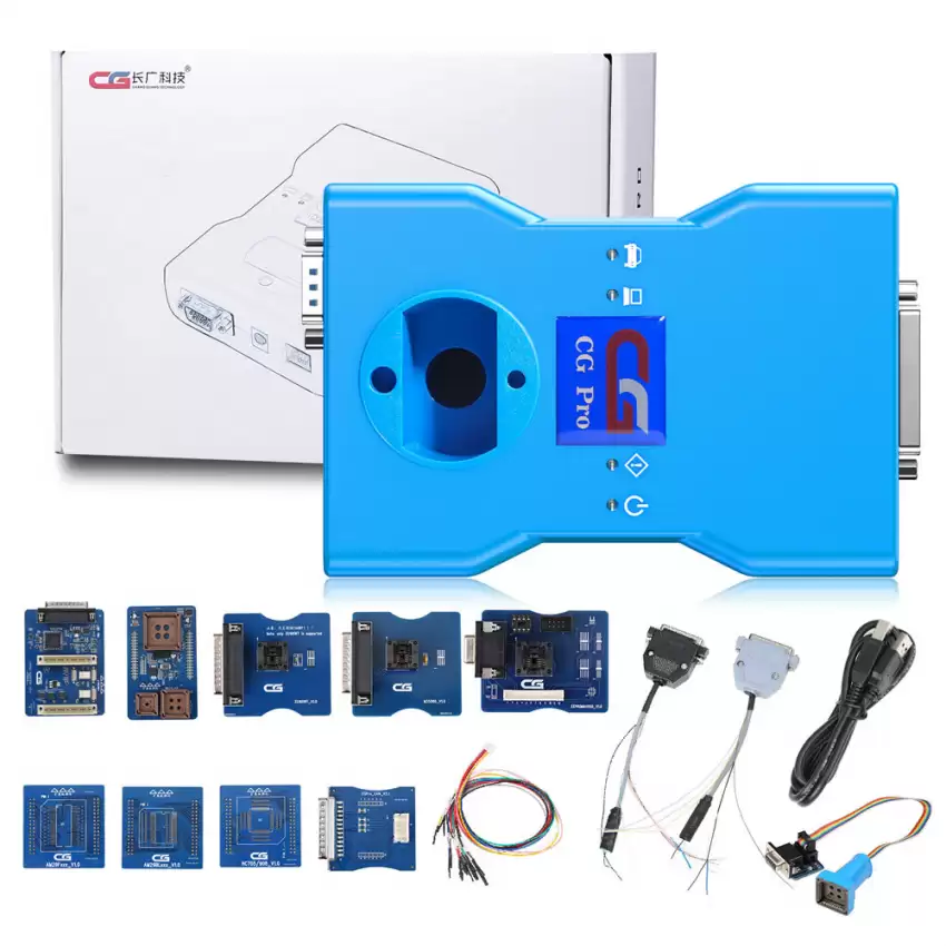 CGDI CG Pro 9S12 V2.2.3.0 Super Programmer Full Version With All Adapters Including New CAS4 DB25 Adapter