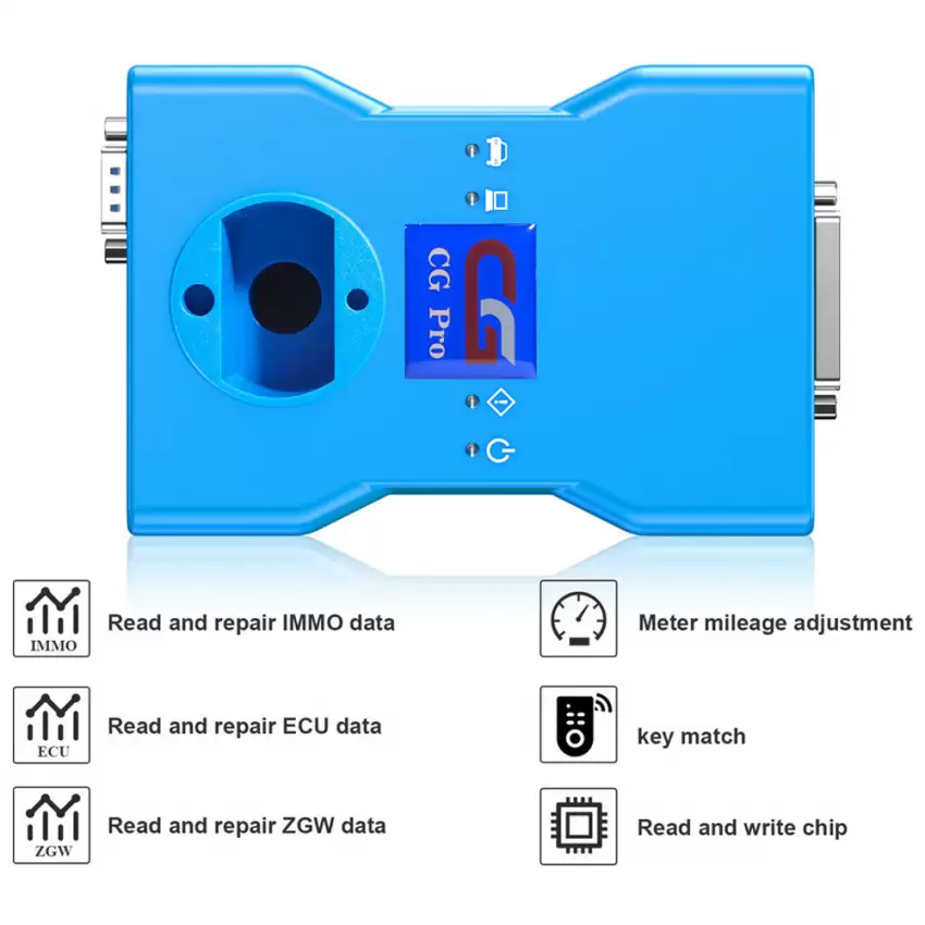 The CGDI CG Pro 9S12 V2.2.3.0 Super Programmer Full Version is a powerful programming tool that supports 9S12 series MCUs and includes the new CAS4 DB25 Adapter