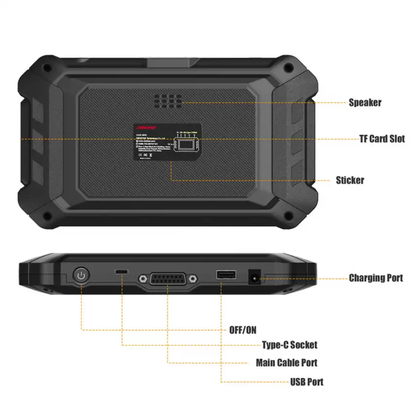 OBDSTAR X300 MINI Chrysler / Dodge / Jeep Key Programmer and Cluster Calibration - PD-OBD-X300MINICHR  p-2