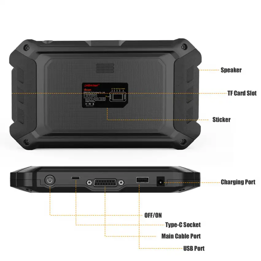 OBDStar IScan Japan Motorcycle Key Programmer And Diagnostic Tool Honda Kawasaki Suzuki Yamaha 1 Year Of Free Updates