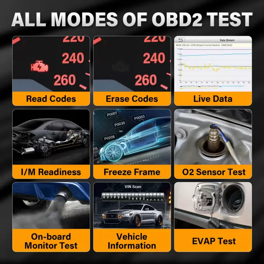 TOPDON ArtiDiag500 Android based OBD II Diagnostic Scanner ABS SRS - PD-TPD-AD500  p-3