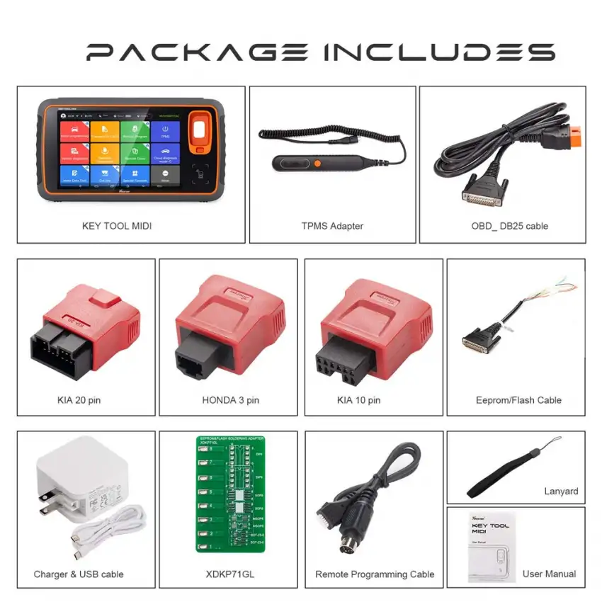 Xhorse Key Tool MIDI Basic Version – IMMO & TPMS - PD-XHS-MIDIBASIC  p-6