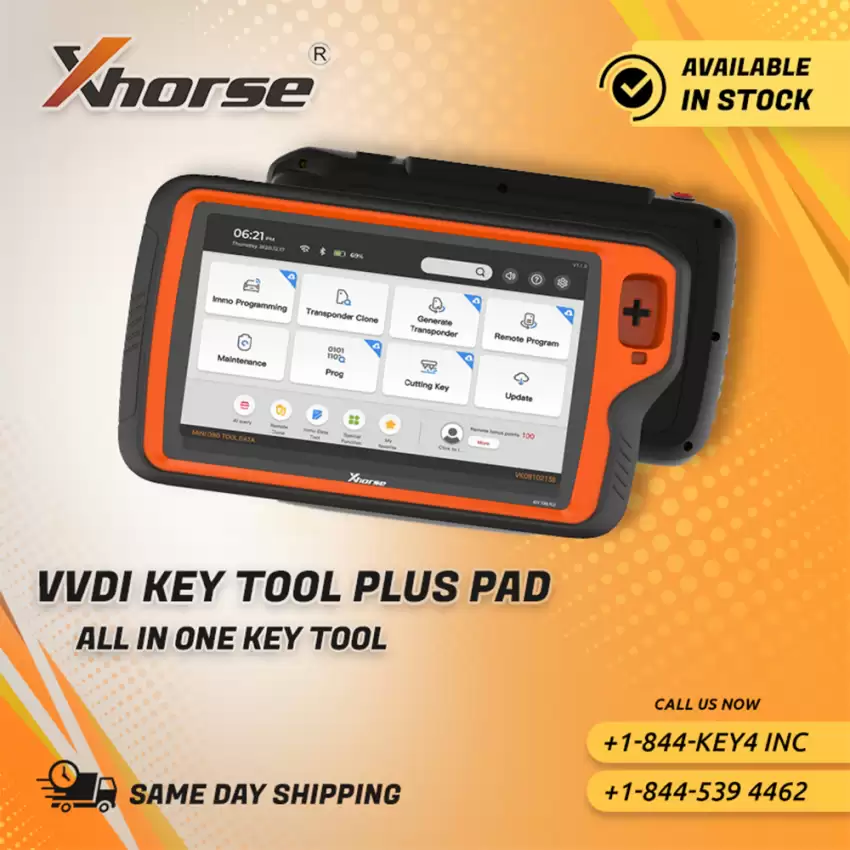 Promotion offer Xhorse VVDI Key Tool Plus Pad Full Version + 1 Year Ultimate MB Tokens + 1 Year 96bit Tokens (3 Tokens Each Day)