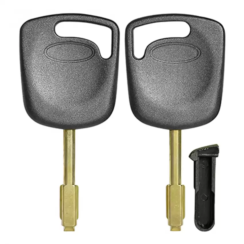 Transponder Key Shell For Ford FO21 (Milled Tip) With Chip Holder