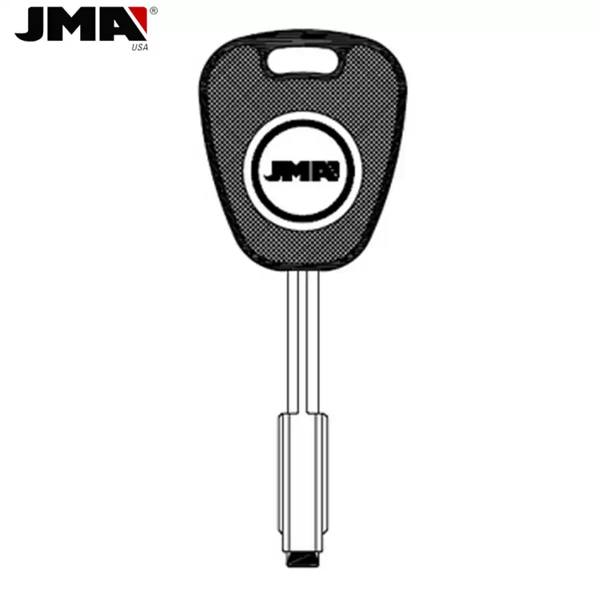 JMA Transponder Key Shell For Jaguar with Chip Holder TP00JAU-1.P 8-Cut Tibbe Style