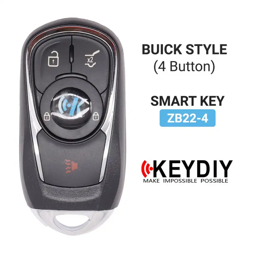 KEYDIY Universal Smart Proximity Remote Key Buick Style 4 Button ZB22-4 - CR-KDY-ZB22-4  p-2