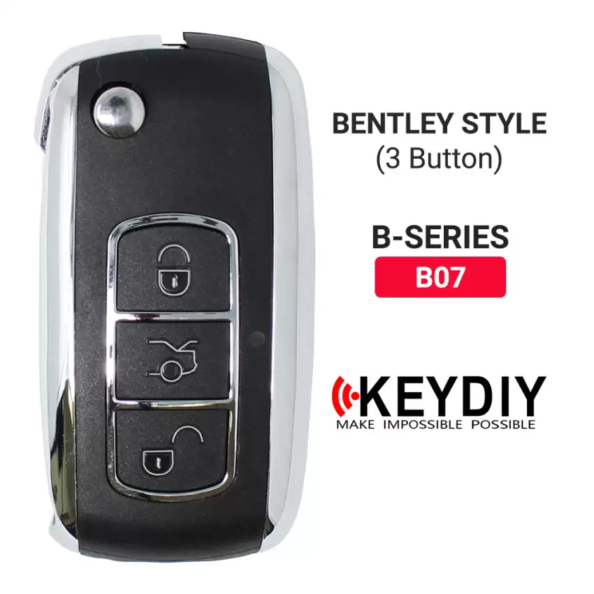 KEYDIY KD Universal Car Flip Remote Key Bentley Style 3 Buttons B07 - CR-KDY-B07  p-3