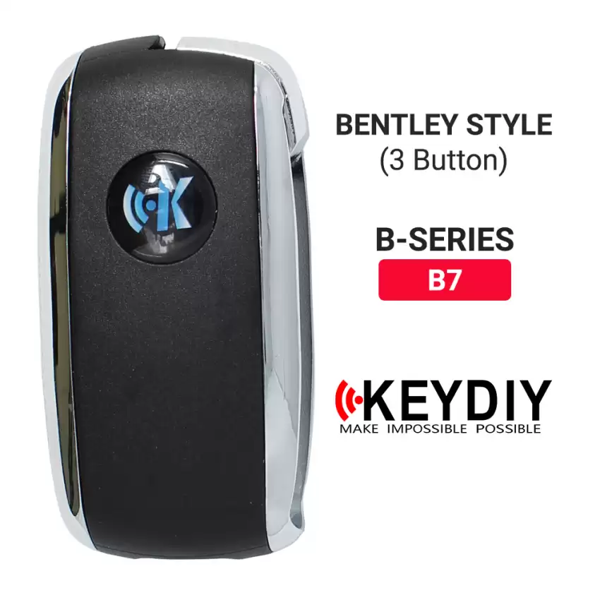 KEYDIY KD Universal Car Flip Remote Key Bentley Style 3 Buttons B07 - CR-KDY-B07  p-4