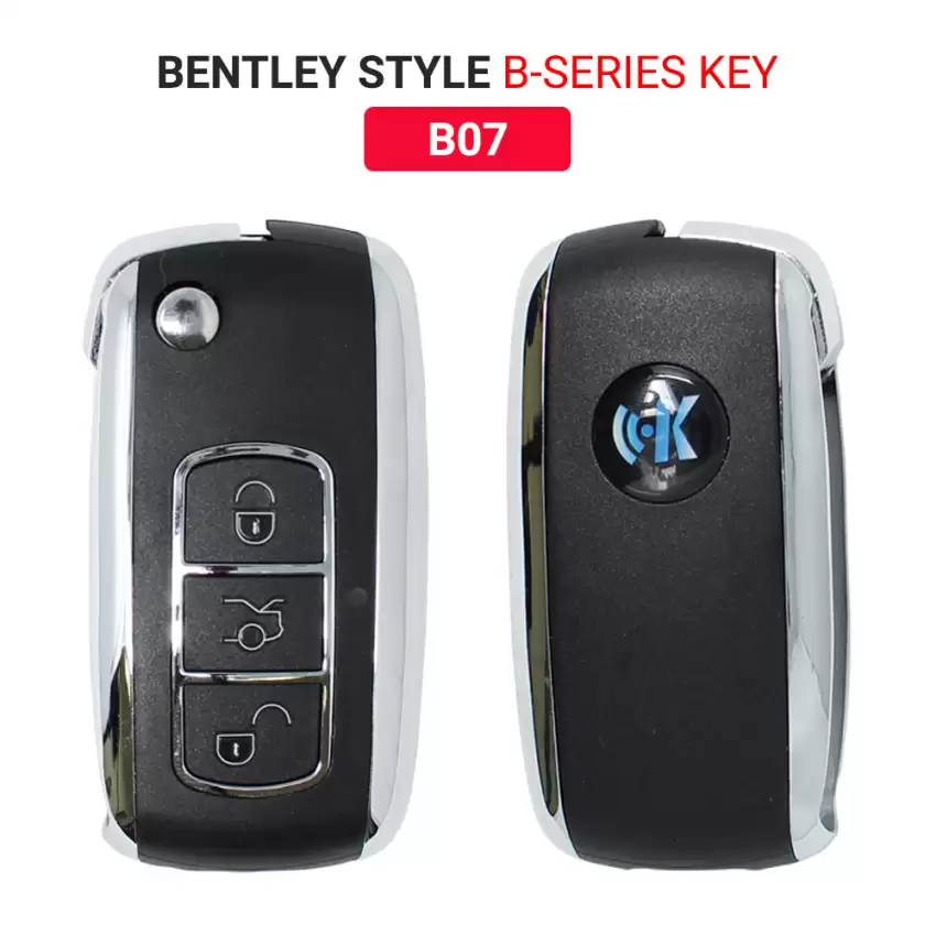 KEYDIY KD Universal Car Flip Remote Key Bentley Style 3 Buttons B07 - CR-KDY-B07  p-2