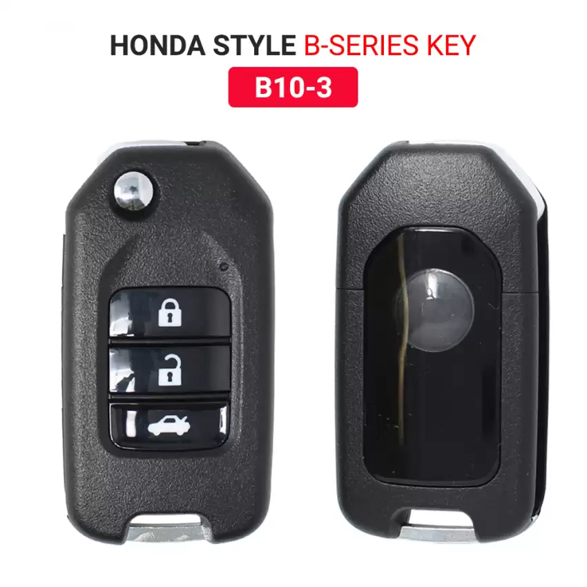 KEYDIY KD Universal Car Flip Remote Key Honda Style 3 Buttons B10-3 - CR-KDY-B10-3  p-2