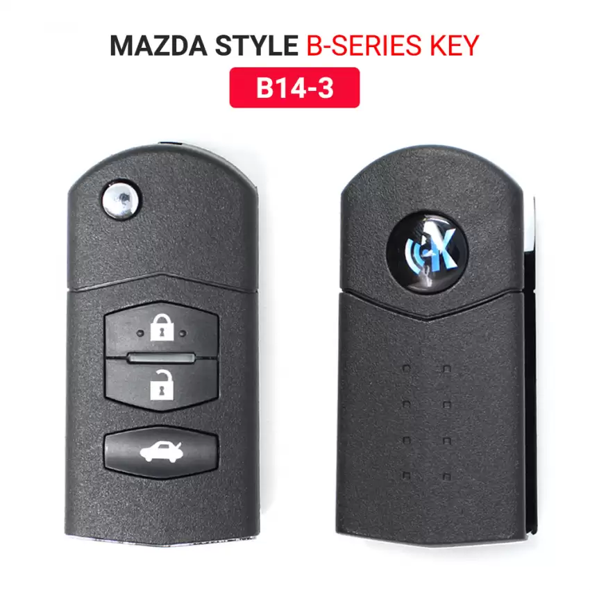KEYDIY KD Universal Car Flip Remote Key Mazda Style 3 Buttons B14-3 - CR-KDY-B14-3  p-2