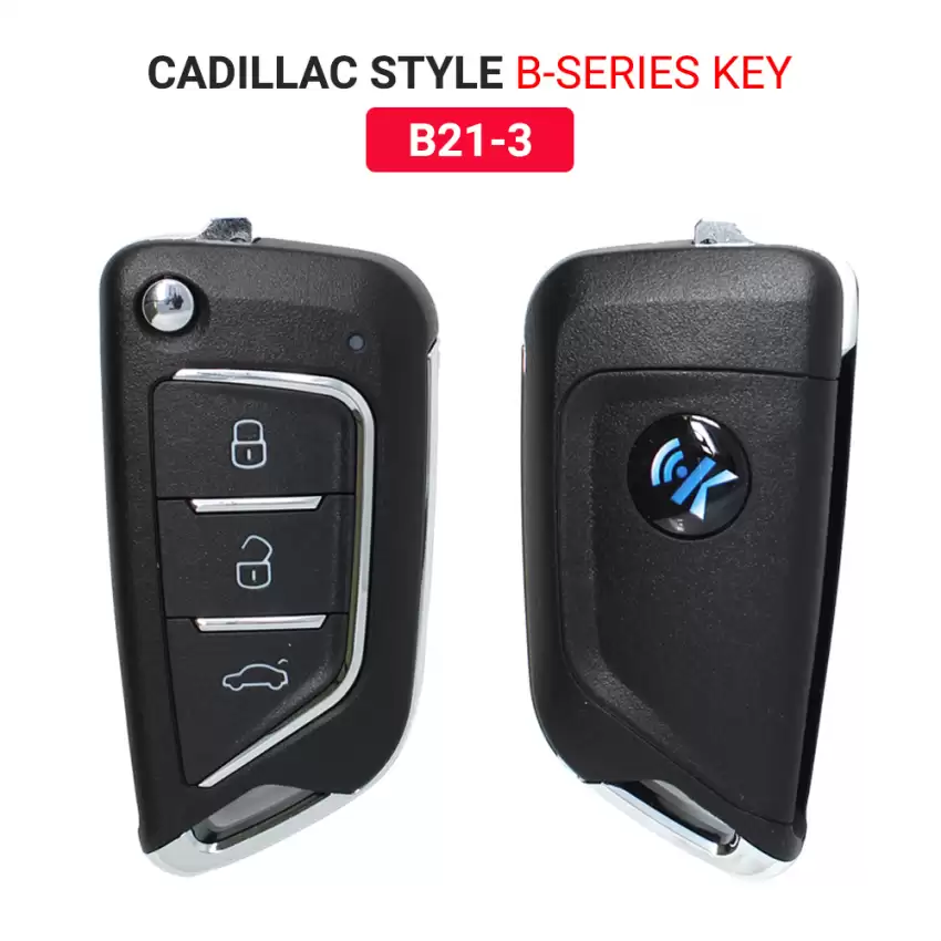 KEYDIY KD Flip Remote Universal Cadillac Style B21-3 3 Buttons For KD900 Plus KD-X2 KD mini remote maker