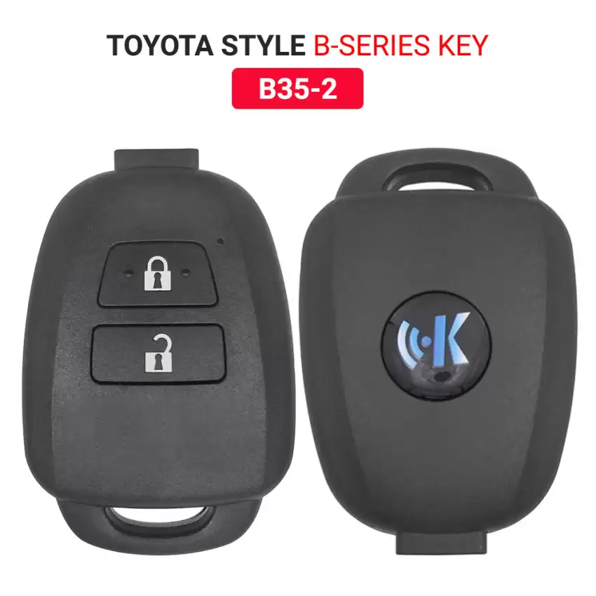 KEYDIY Universal Remote Head Key Toyota Style 2 Buttons B35-2 - CR-KDY-B35-2  p-2