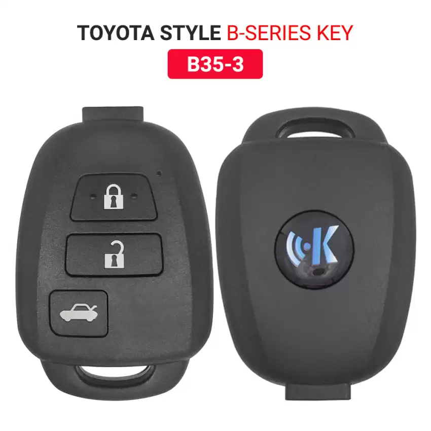 KEYDIY Universal Remote Head Key Toyota Style 3 Buttons B35-3 - CR-KDY-B35-3  p-2