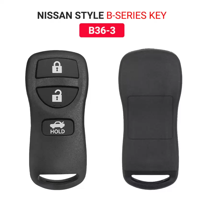 KEYDIY Universal Keyless Remote Key Nissan Style 3 Buttons B36-3 - CR-KDY-B36-3  p-2