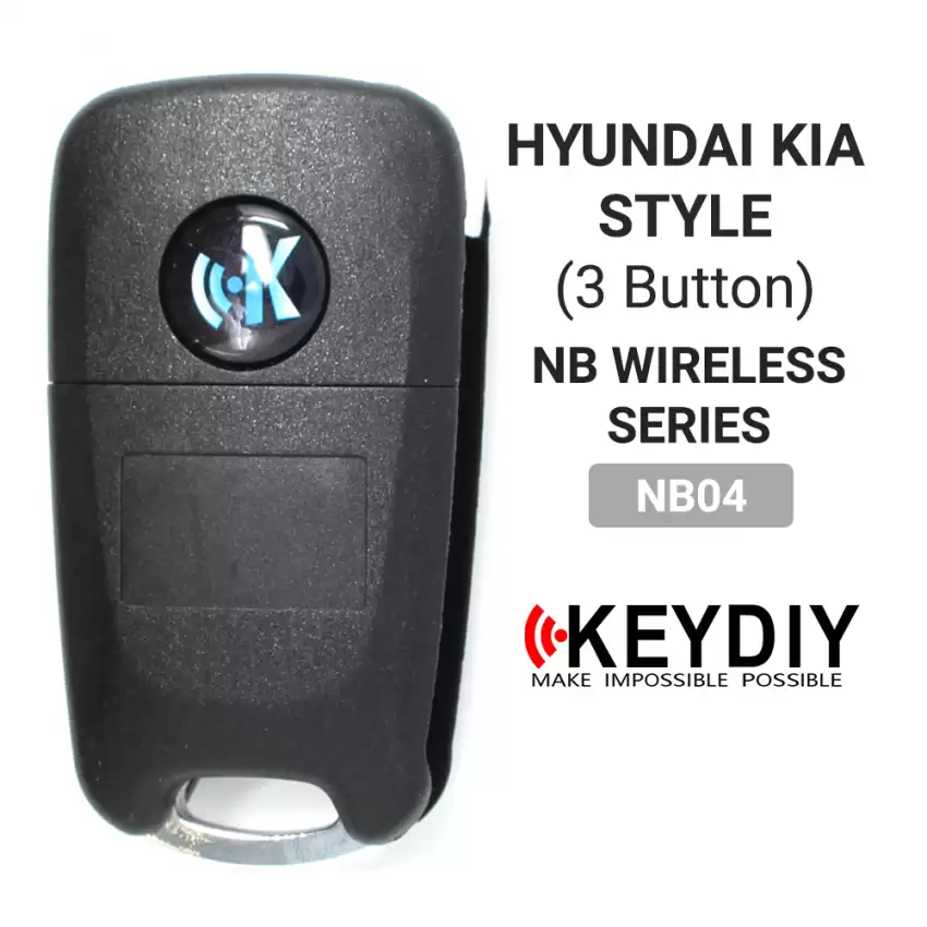 KEYDIY Universal Wireless Flip Remote Key Hyundai Kia Style 3 Buttons NB04 - CR-KDY-NB04  p-3