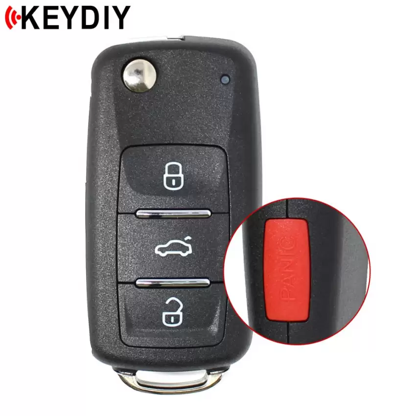 KEYDIY Universal Wireless Flip Remote Key VW Style 4 Buttons NB08-3+1