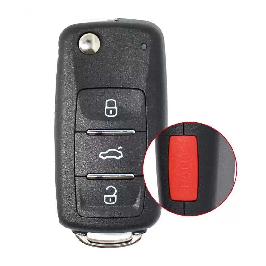 KEYDIY KD Universal Wireless Flip Remote VW Style Key 4B NB08-3+1