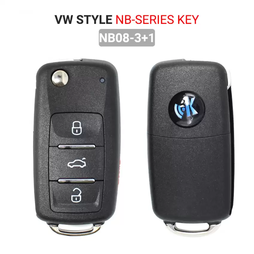 KEYDIY Universal Wireless Flip Remote Key VW Style 4 Buttons NB08-3+1 - CR-KDY-NB08-3+1  p-3