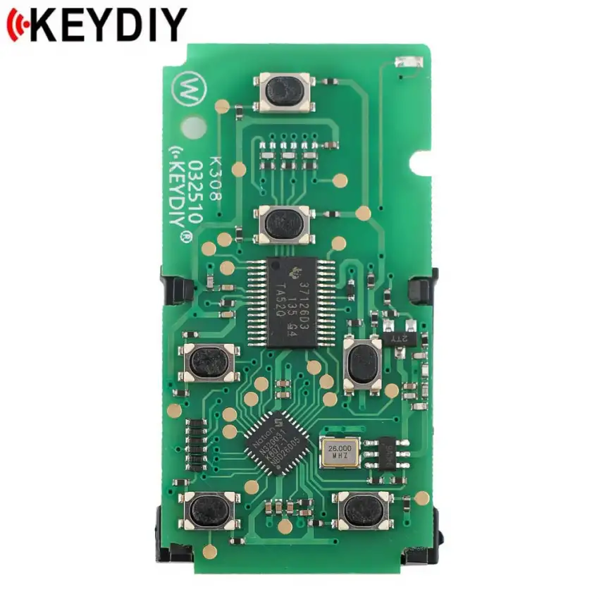 KeyDiy KD Universal Smart Remote Key PCB 6 Button Toyota Type TDB07-6