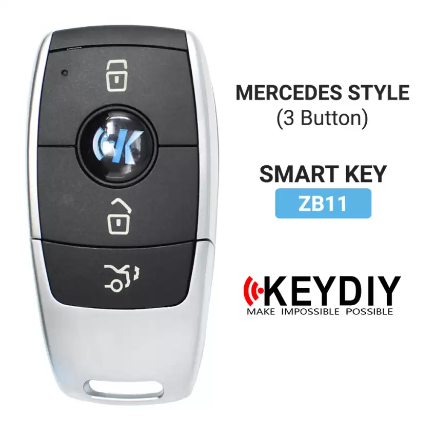 KEYDIY Universal Smart Proximity Remote Key Mercedes Style 3 Button ZB11 - CR-KDY-ZB11  p-4