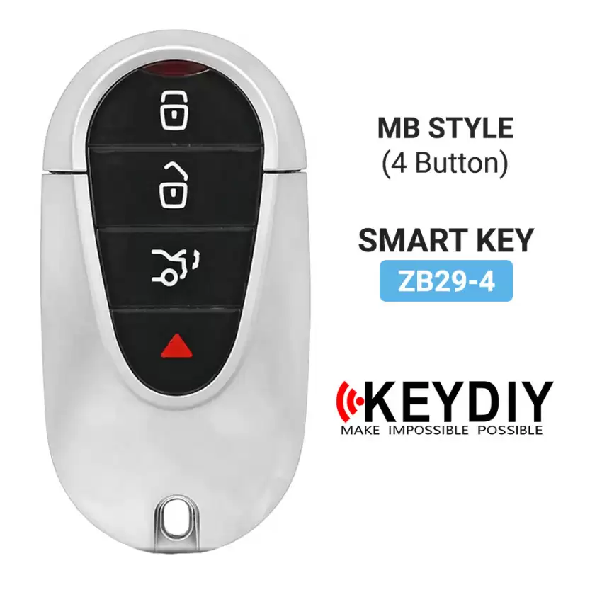 KEYDIY Universal Smart Proximity Remote Key MB Style 4 Button ZB29-4 - CR-KDY-ZB29-4  p-2
