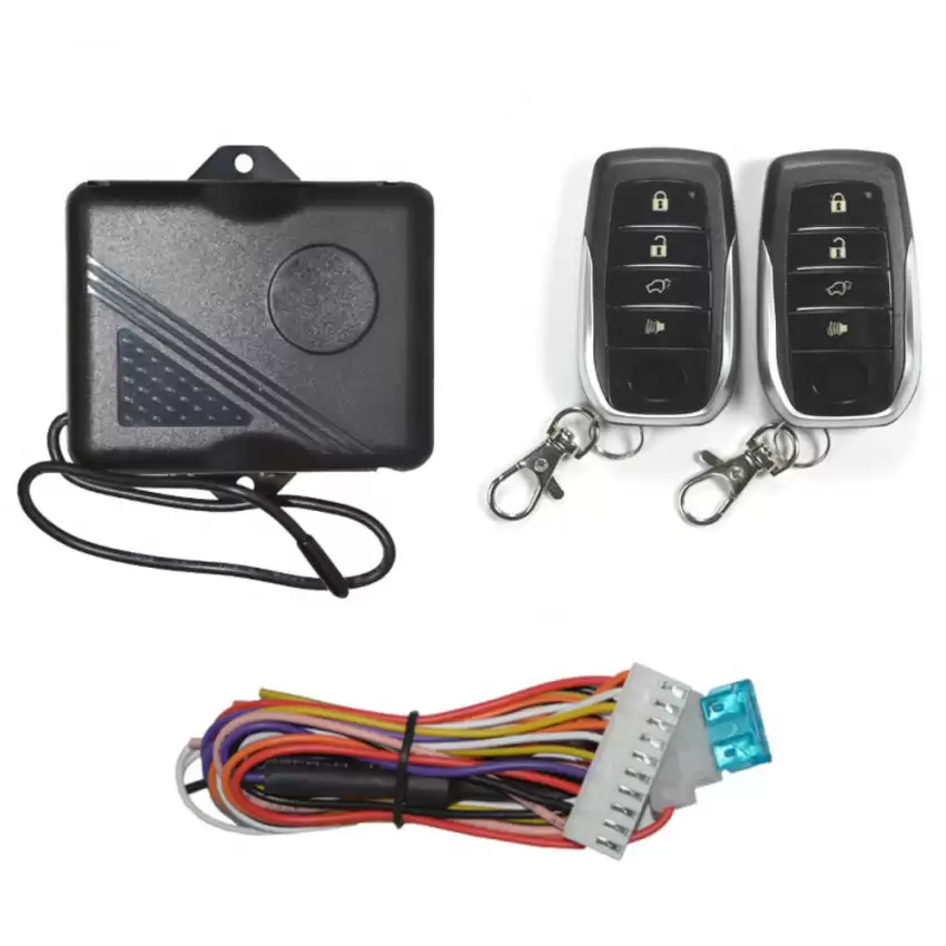 Universal Car Key Remote Kit Keyless Entry System 4 Buttons