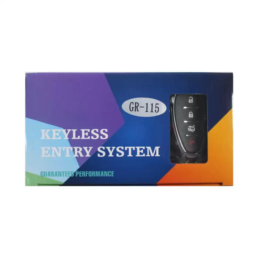Universal Car Remote Kit Keyless Entry System Remote Key 4 Buttons - SS-GR115-4B  p-3
