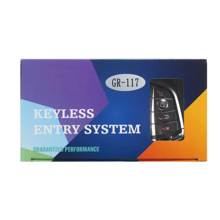 Universal Car Remote Kit Keyless Entry System Remotr Key 4 Buttons - SS-GR117-4B  p-3
