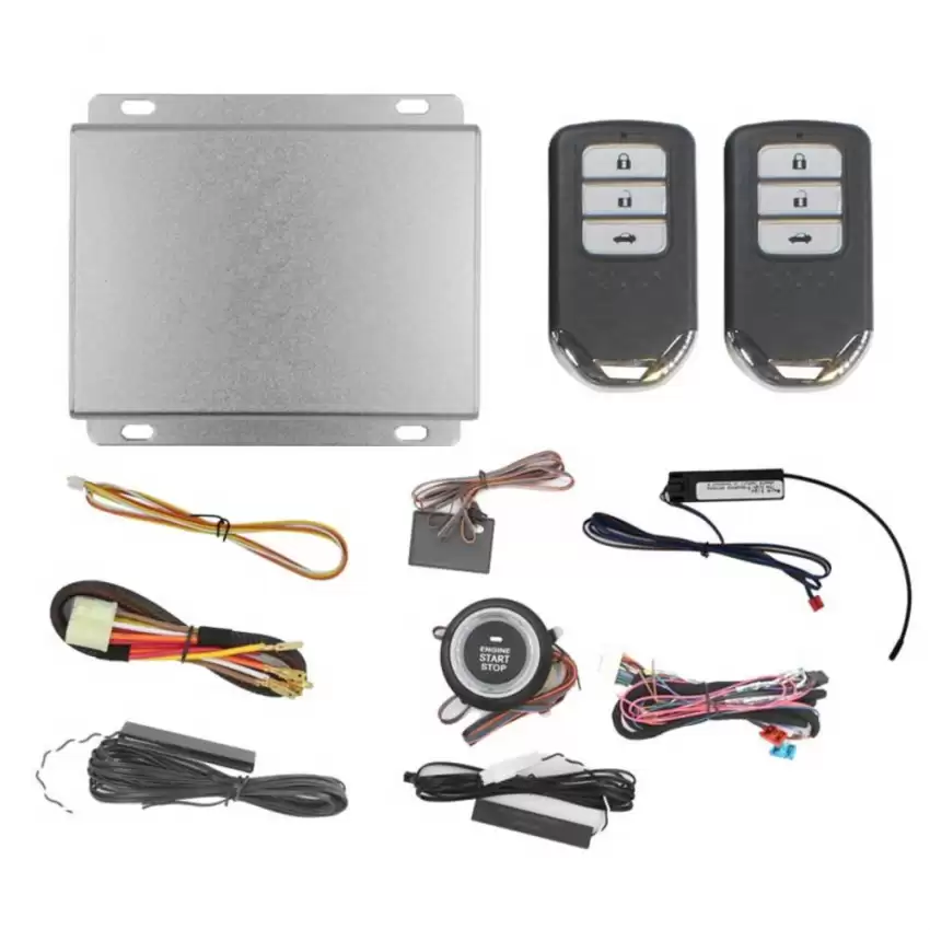 Remote Start Kit Push Button Honda Smart Key Style 3 Buttons