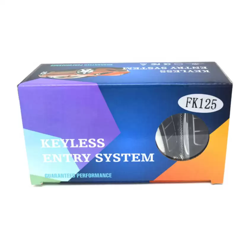 Universal Car Remote Kit Keyless Entry System Bently Chrome Remote Key Style 3 Buttons - SS-KIA-FK125  p-4
