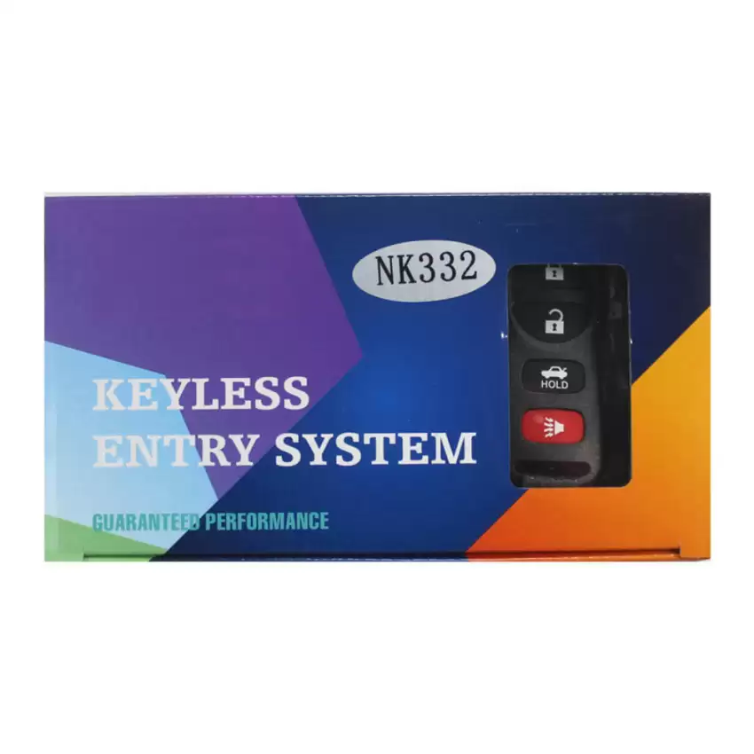 Universal Car Remote Kit Keyless Entry System Nissan Remote Key Style 4 Buttons - SS-NIS-NK332  p-3