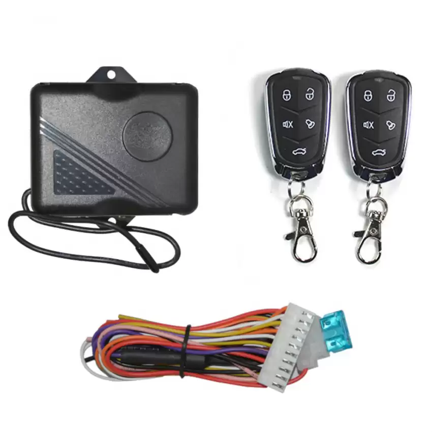 Universal Car Remote Kit Keyless Entry System Remote Key 5 Buttons