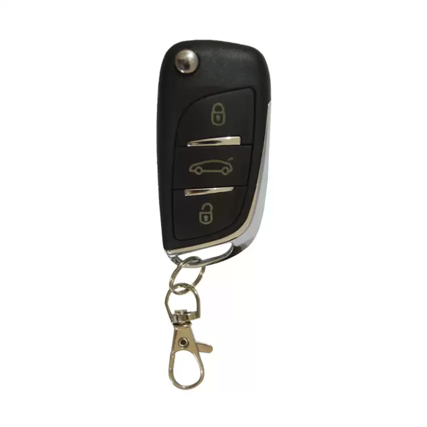 Universal Car Remote Kit Keyless Entry System Peugeot Citroen Flip Remote Style 3 Buttons - SS-PGT-FK126  p-2