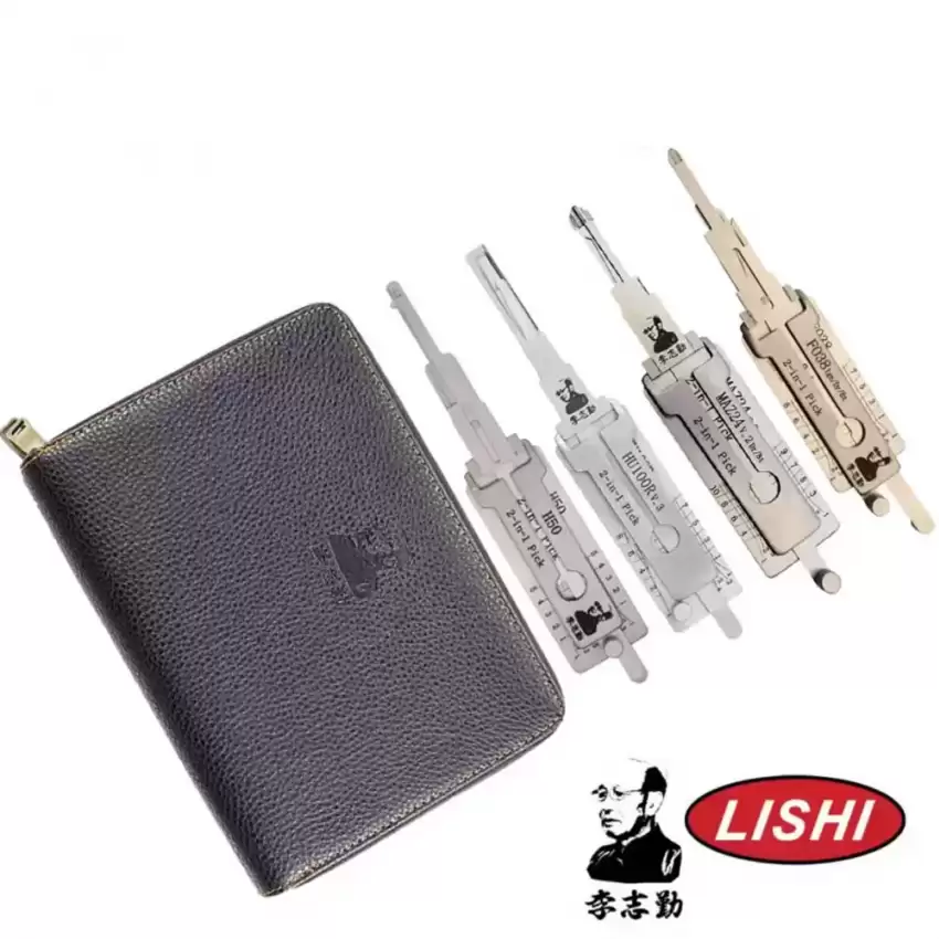  24 Original Lishi Tools + Free Leather Wallet 