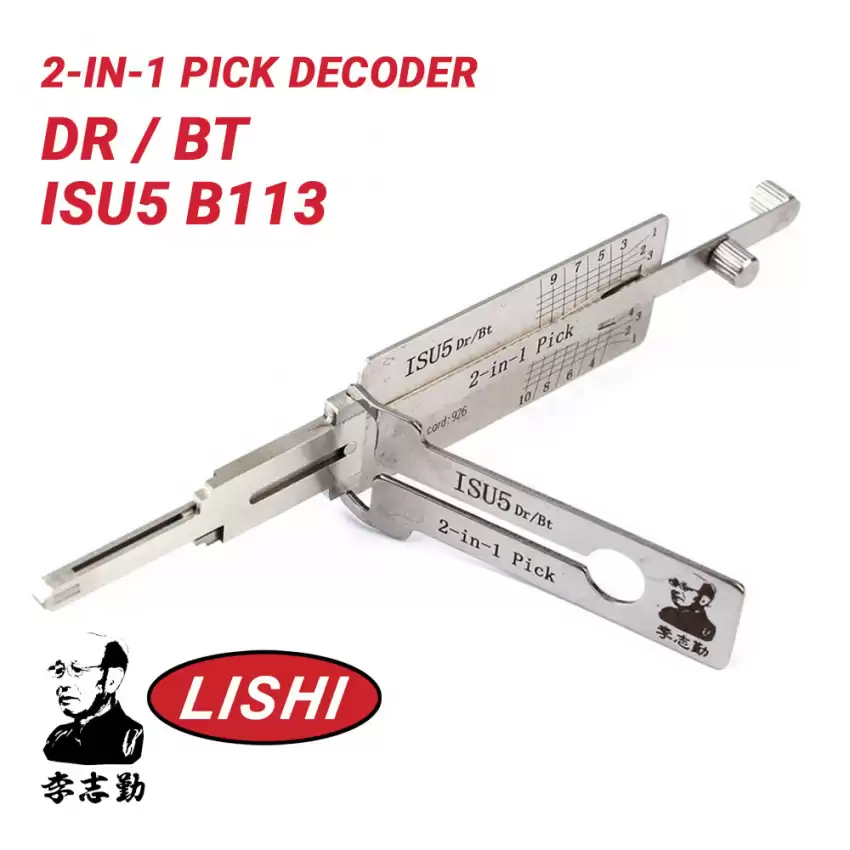 Original Lishi ISU5 B113 for Isuzu 2-in-1 Pick Decoder