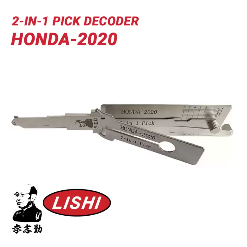 Original Lishi Honda-2020 for Honda 2020-2021 2-in-1 Pick Decoder