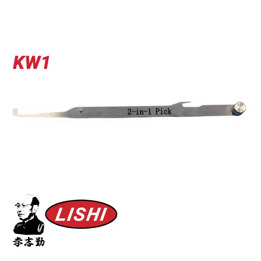 Original Lishi KW1 Replacement Tip 2-IN-1 Pick Decoder